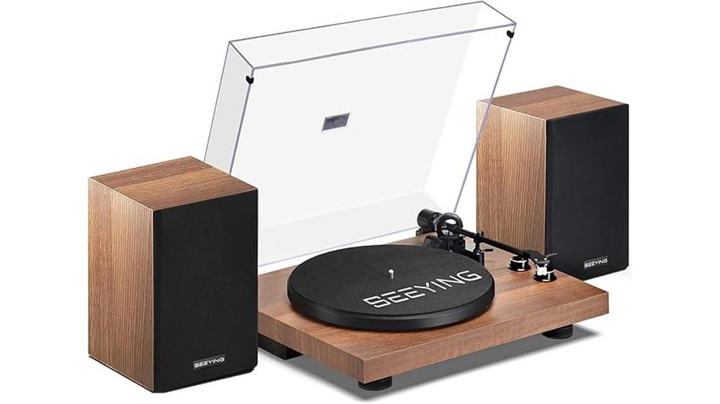 vinyl bluetooth stereo turntable