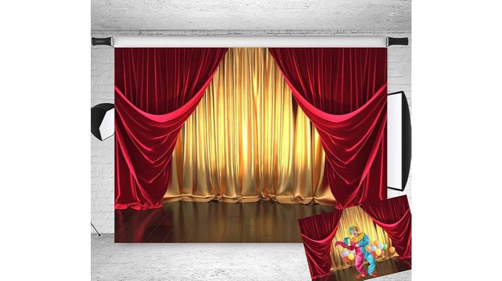 vinyl theater stage backdrop