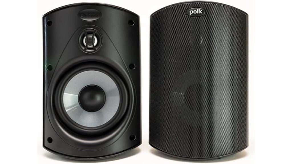 weatherproof outdoor speaker pair
