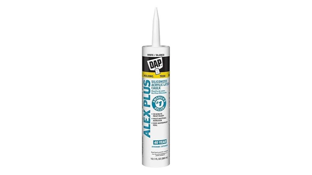 white acrylic latex caulk