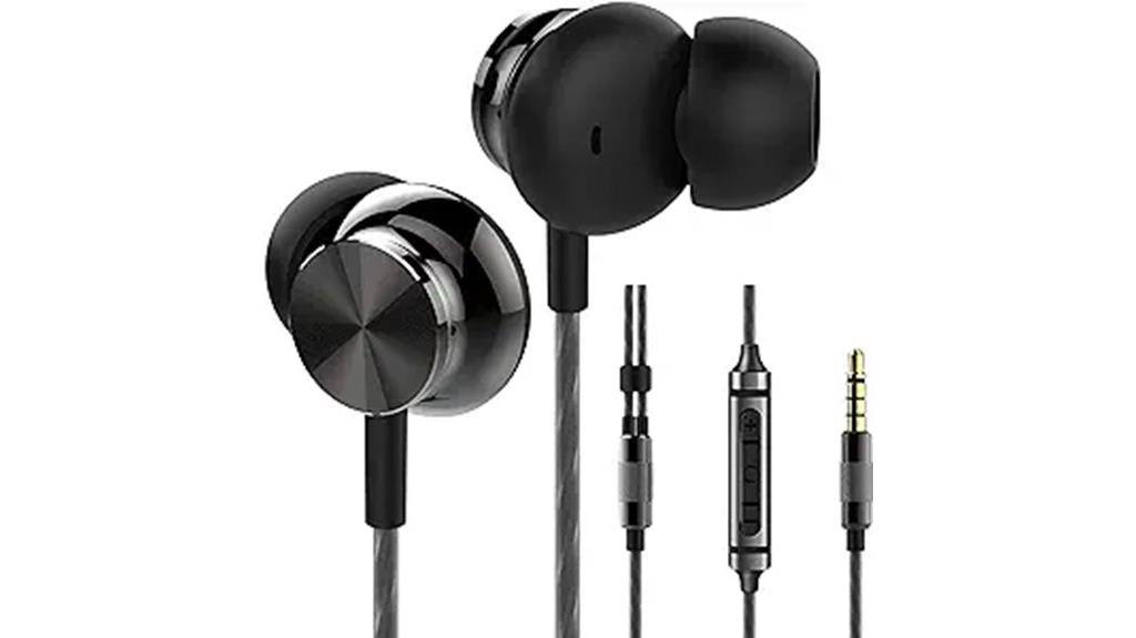 wired earphones with controls