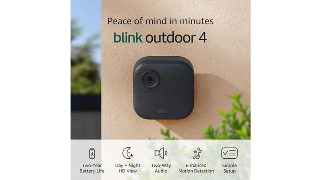 wireless four camera security system