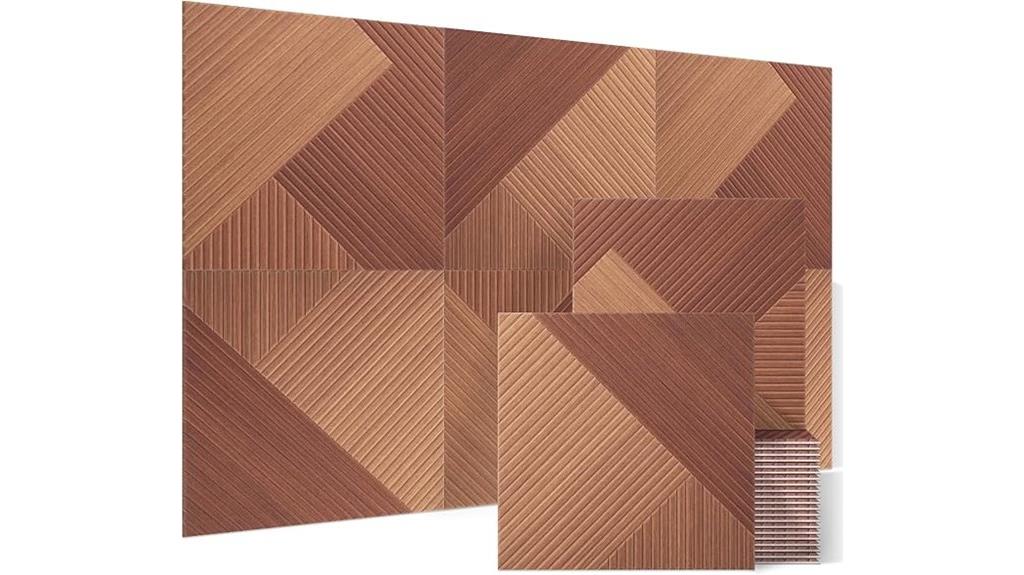 wood pattern soundproof panels