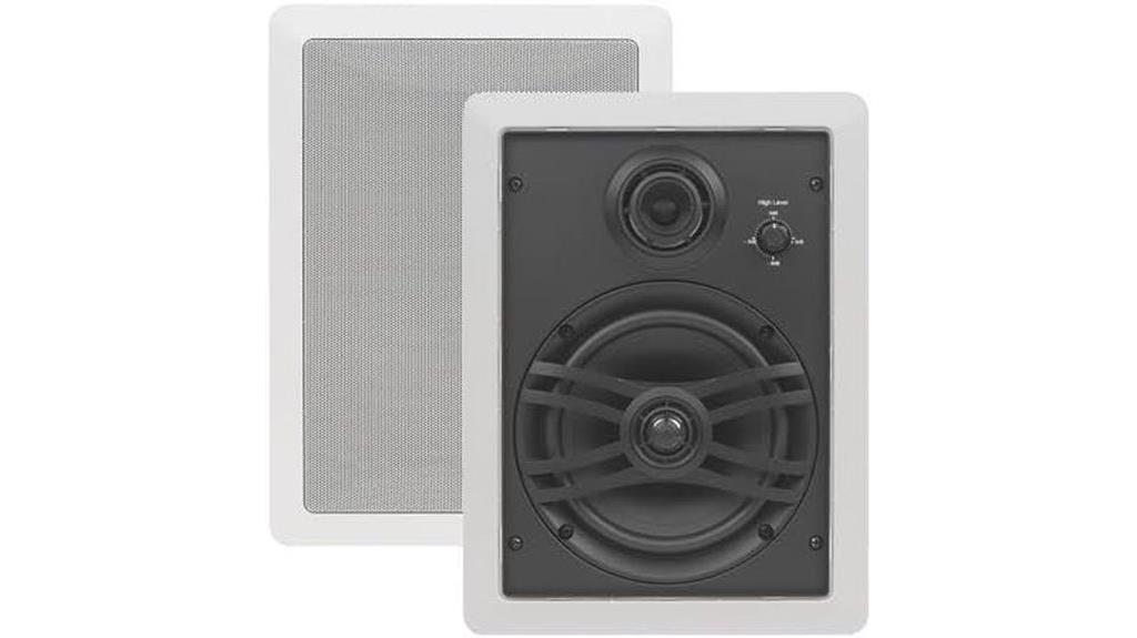 yamaha in wall speakers pair