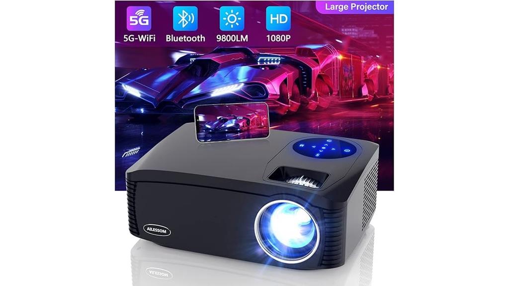 1080p 5g wifi projector