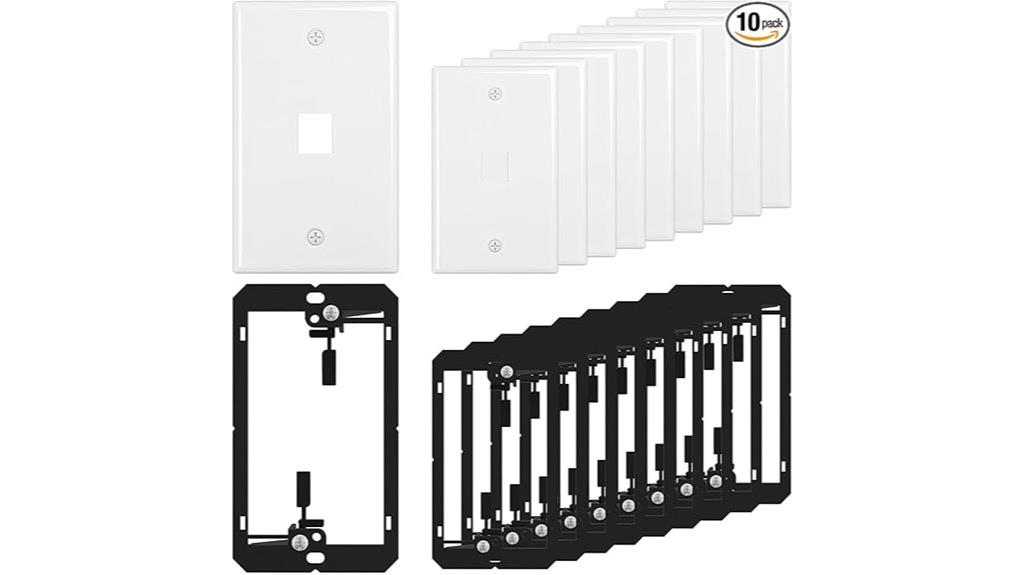 10 pack wall plate
