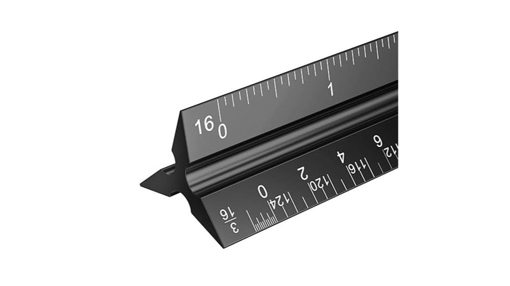 12 inch architectural ruler
