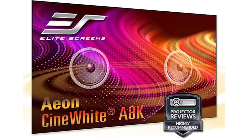 150 inch diagonal projection screen