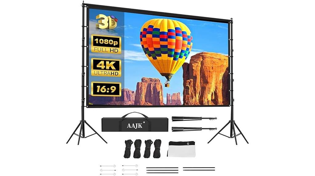 150 inch projector screen