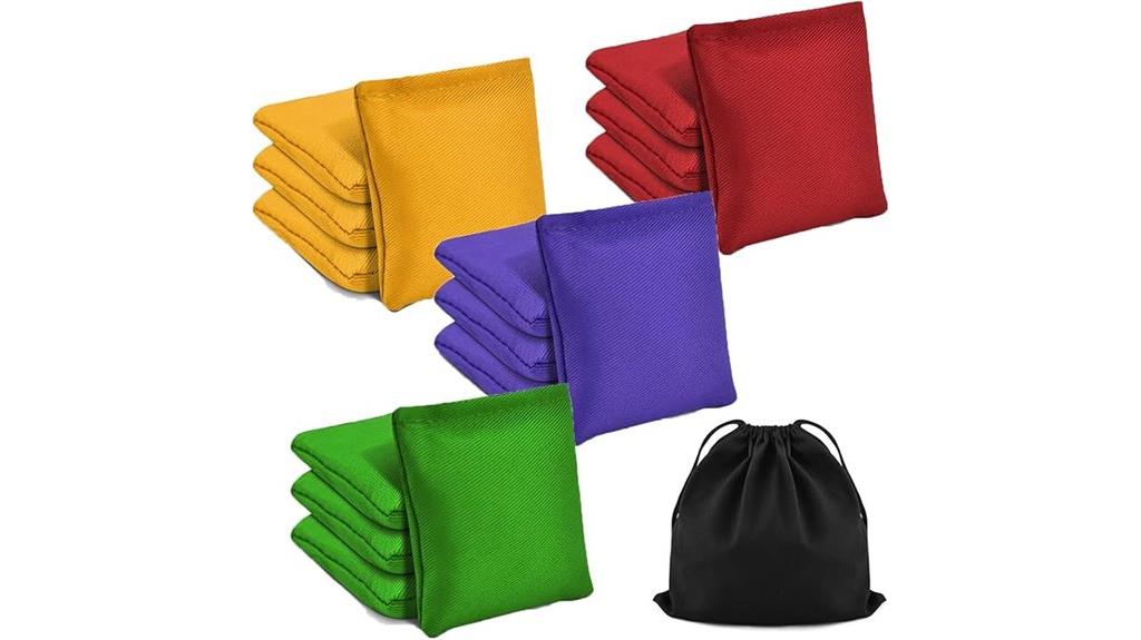 16 pack canvas bean bags