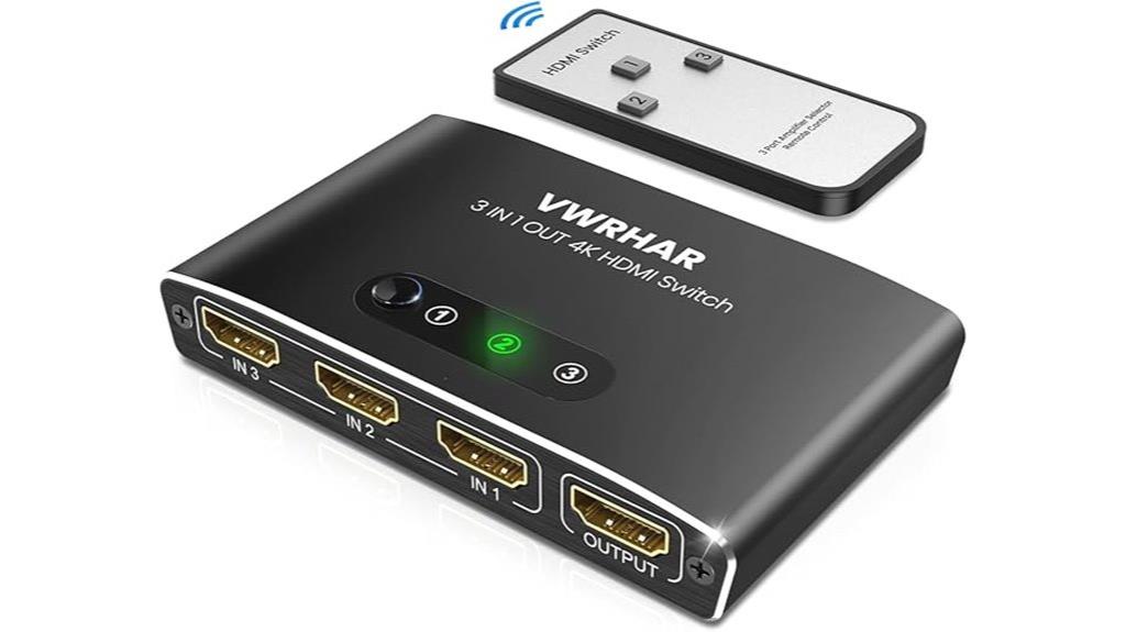 3 in 1 4k hdmi switch