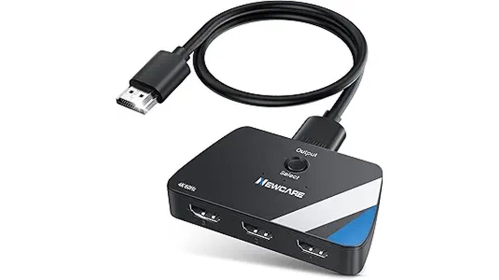 3 in 1 hdmi 4k switch