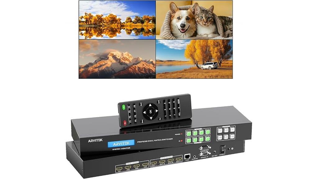 4k hdmi 4x4 switch