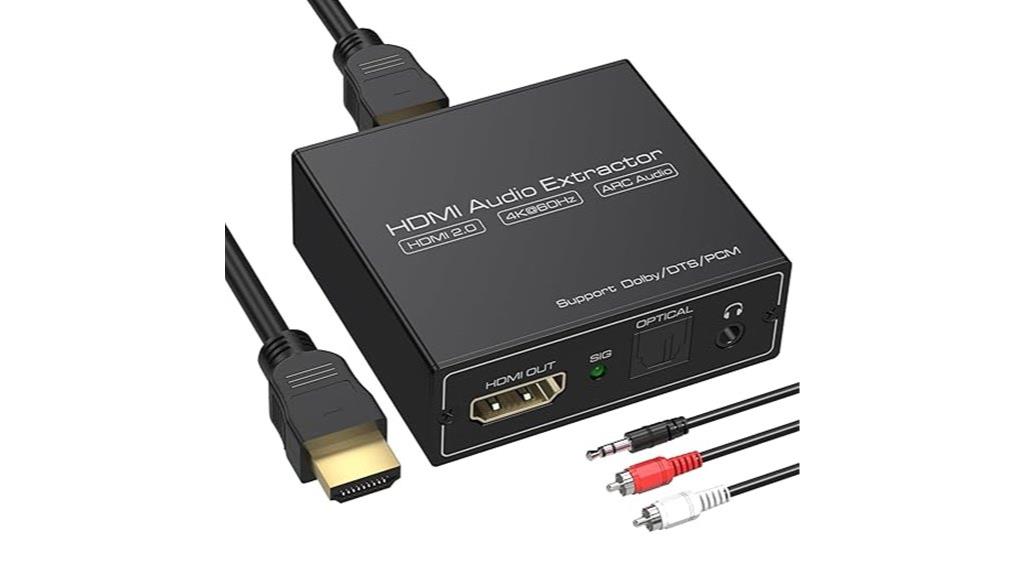 4k hdmi arc splitter