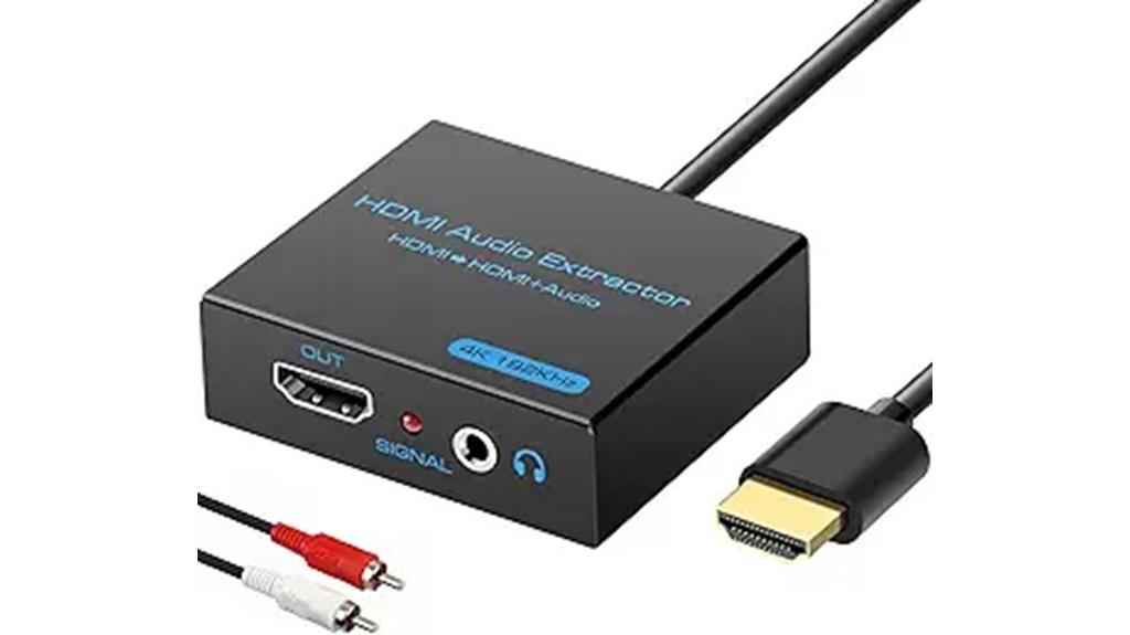4k hdmi audio splitter