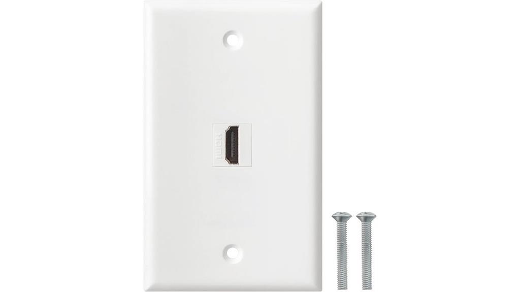 4k hdmi keystone wall plate