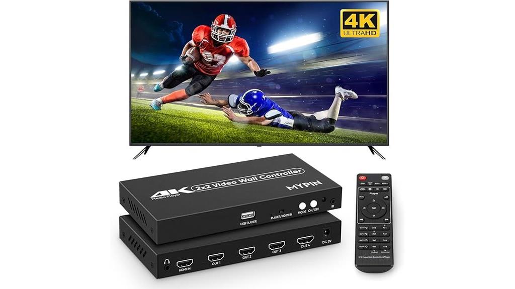 4k hdmi video wall controller