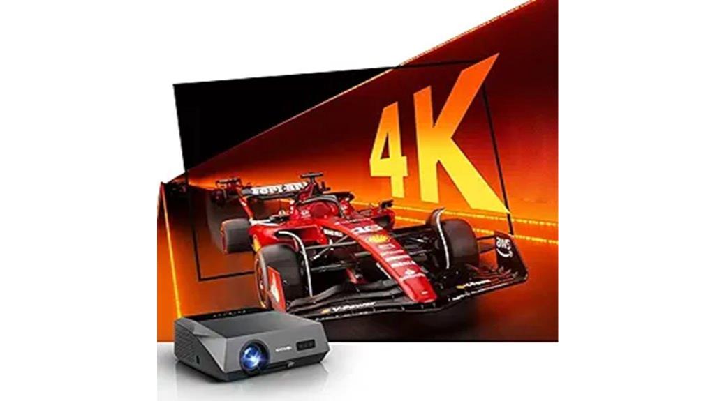 4k hdr10 wifi6 projector