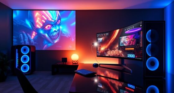 4k projector gaming setup