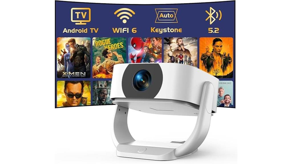 4k wi fi bluetooth projector