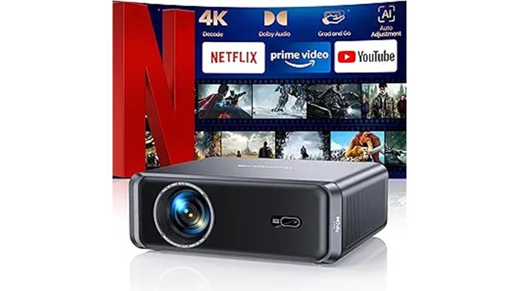 4k wifi6 outdoor projector