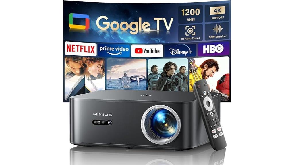 4k wifi bluetooth projector