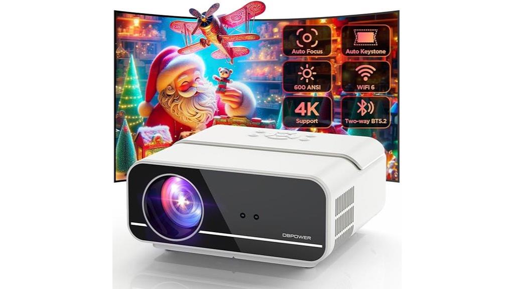 4k wifi bluetooth projector