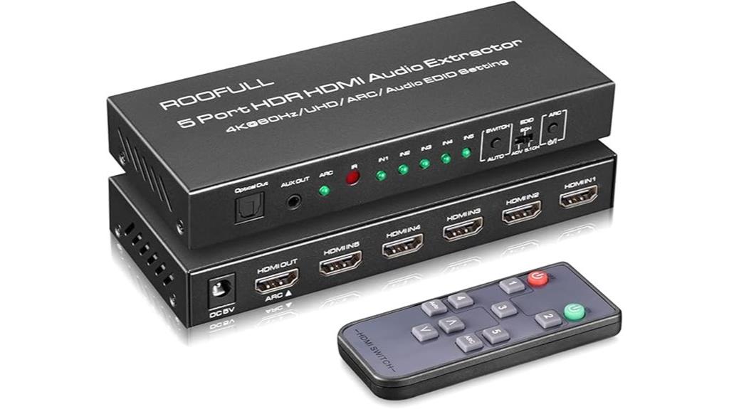 5 port 4k hdmi switch