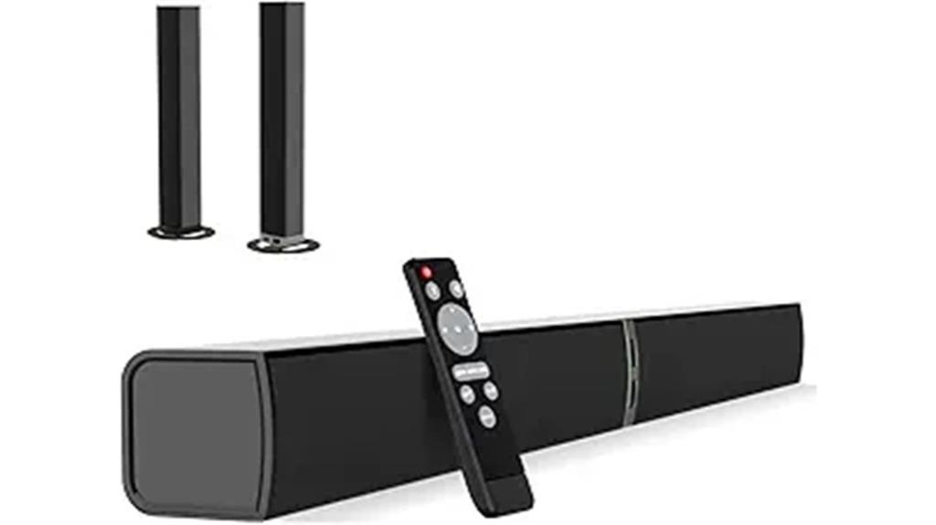 80w detachable bluetooth soundbar