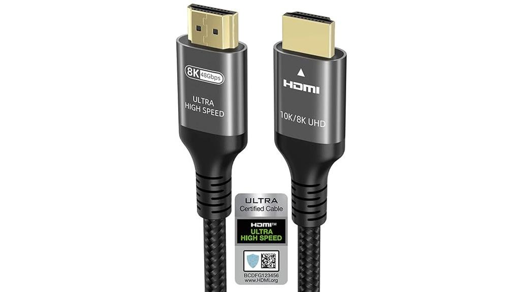 8k 4k certified cable