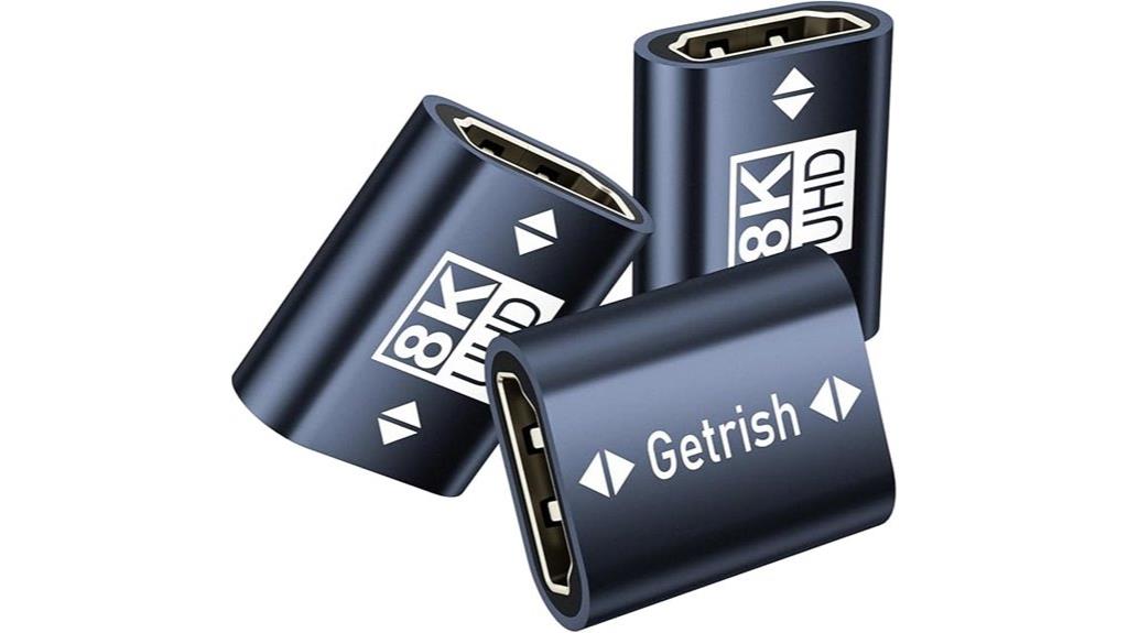 8k hdmi female couplers