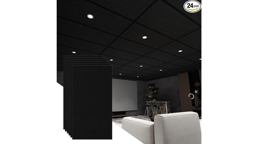 acoustic moisture resistant tiles