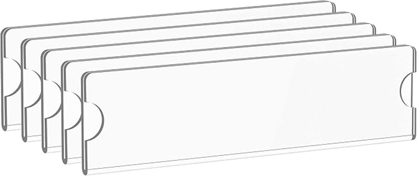 acrylic name plate set