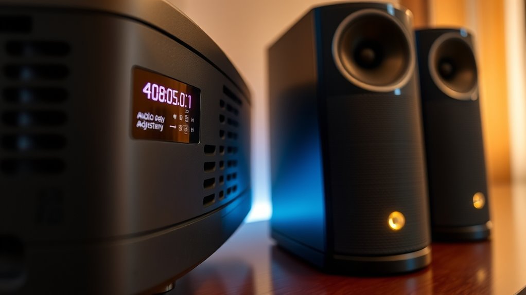 adjust audio delay settings