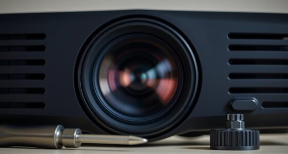 adjust lens and image