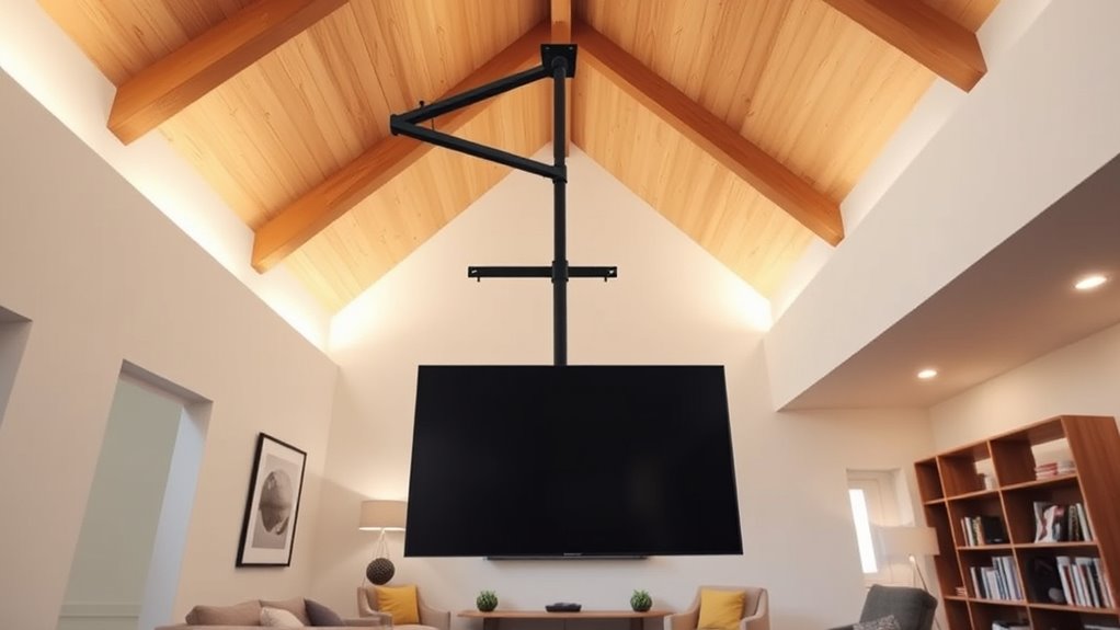 adjust mount based on ceiling