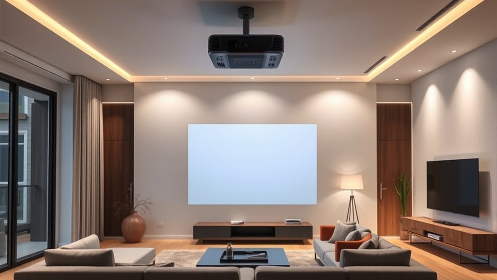 adjust projector for alignment