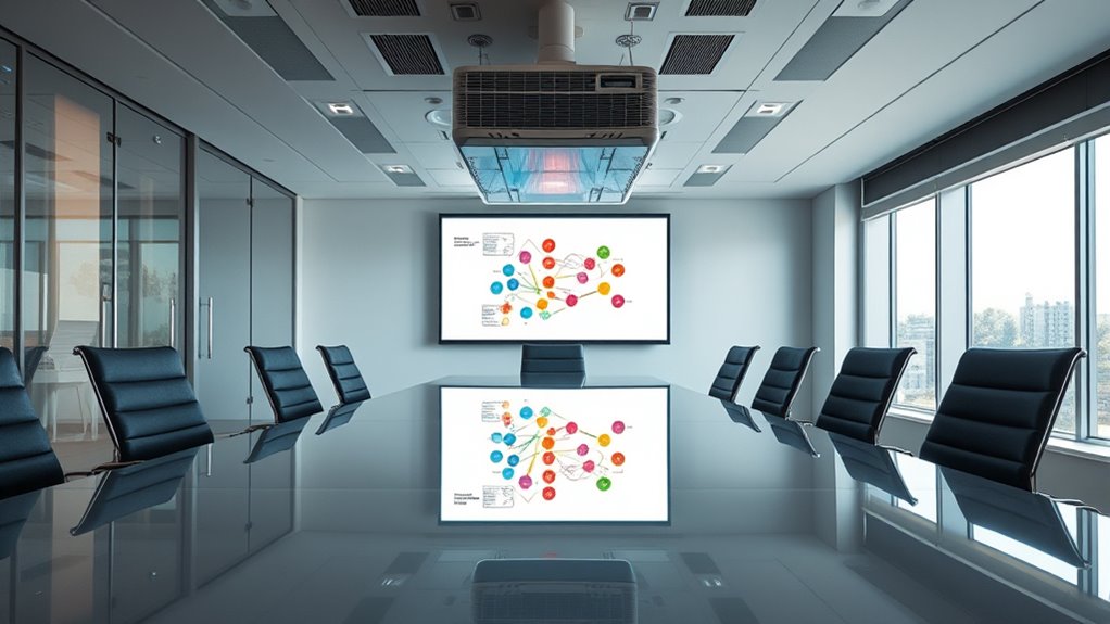 adjust projector for proper alignment