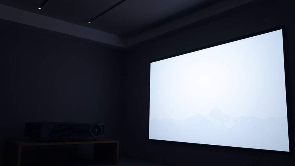 adjust projector overscan settings