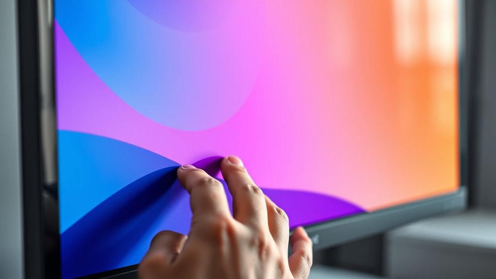 adjust screen for accurate colors