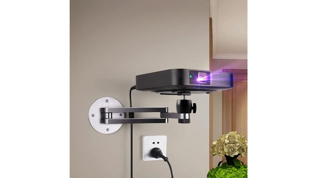 adjustable aluminum wall mount