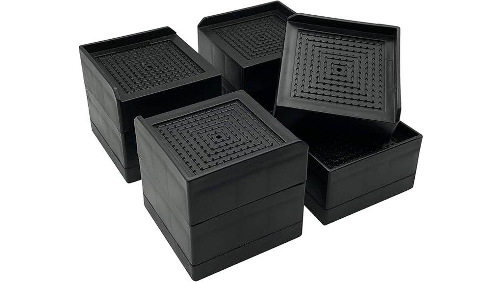 adjustable bed height risers