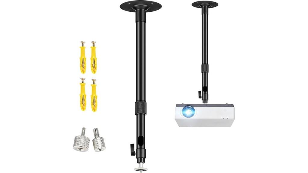 adjustable ceiling projector mount