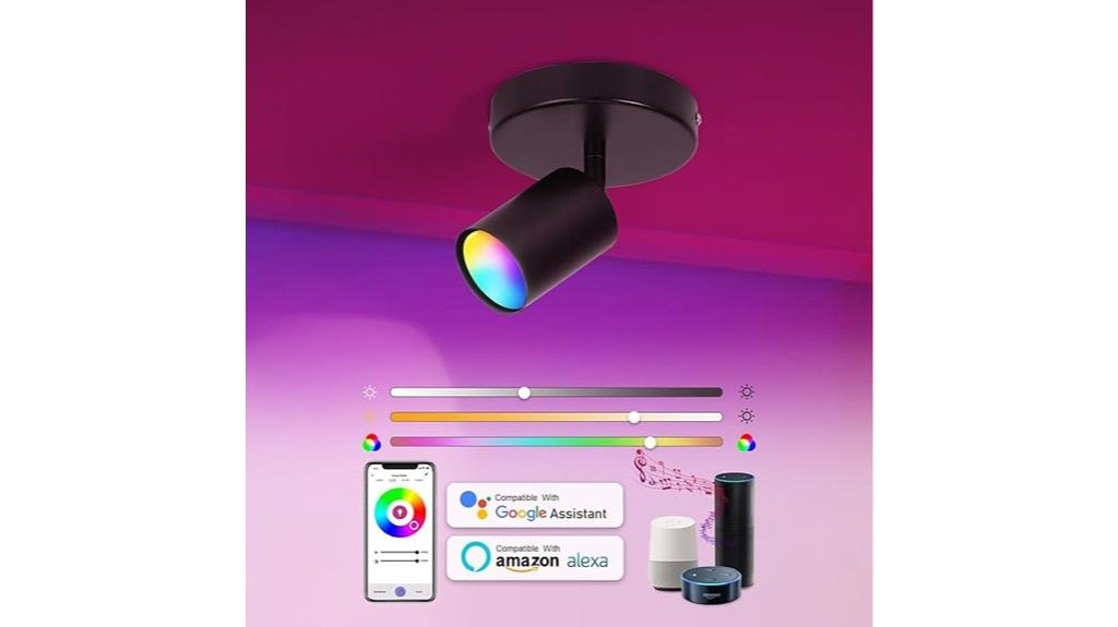 adjustable color changing light