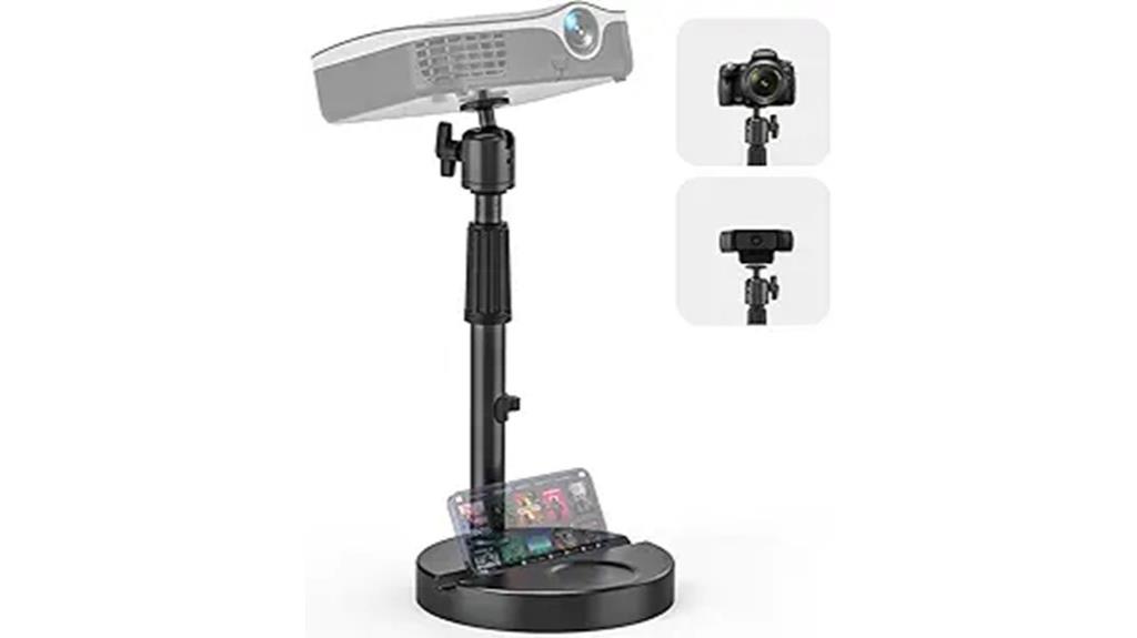 adjustable desktop projector stand