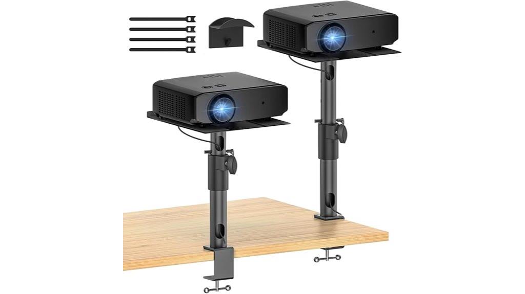 adjustable desktop projector stand