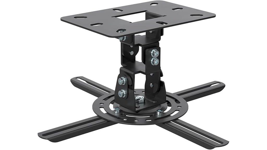 adjustable retractable ceiling mount