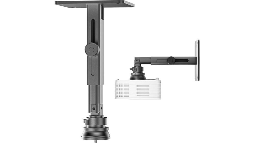 adjustable retractable projector mount