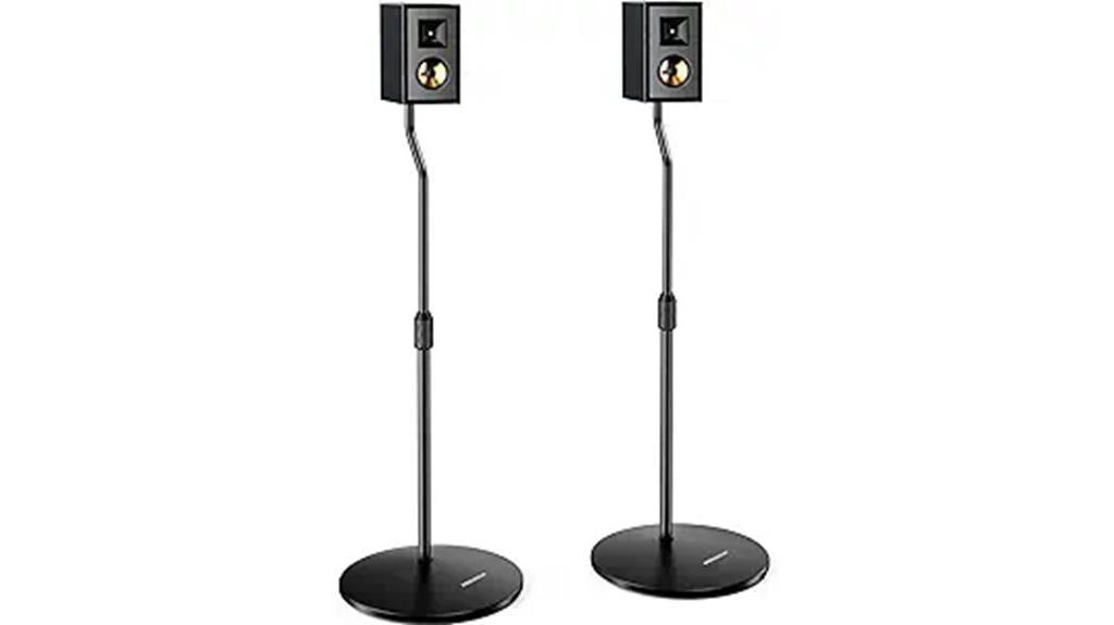 adjustable small speaker stands