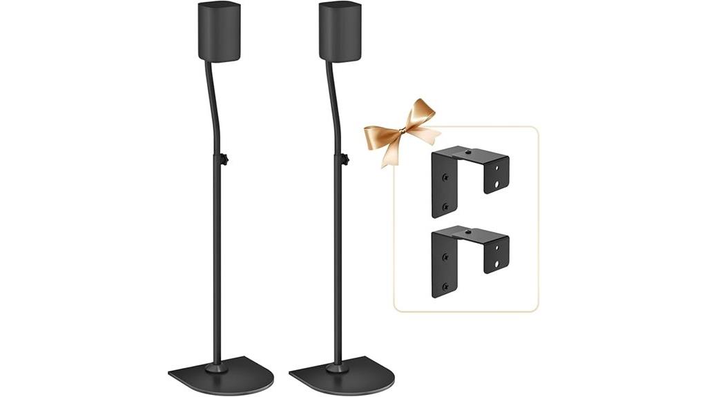 adjustable speaker stand pair